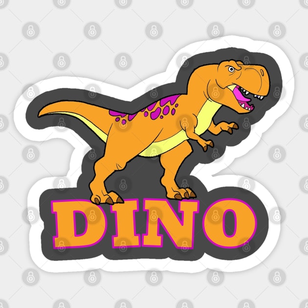 Dino Sticker by Maskumambang